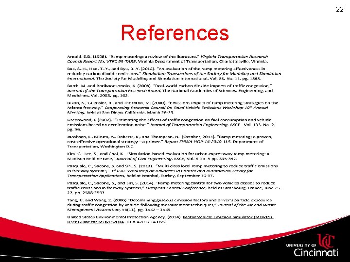 22 References 22 References