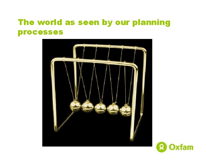 The world as seen by our planning processes 