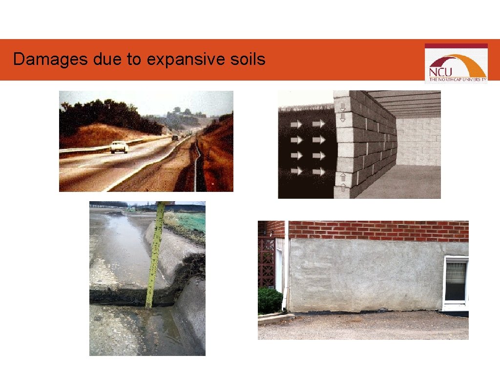 Damages due to expansive soils Damages due to expansive soils