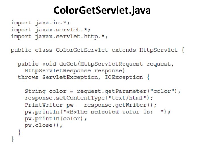 Color. Get. Servlet. java 