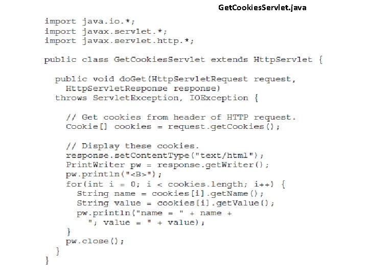 Get. Cookies. Servlet. java 