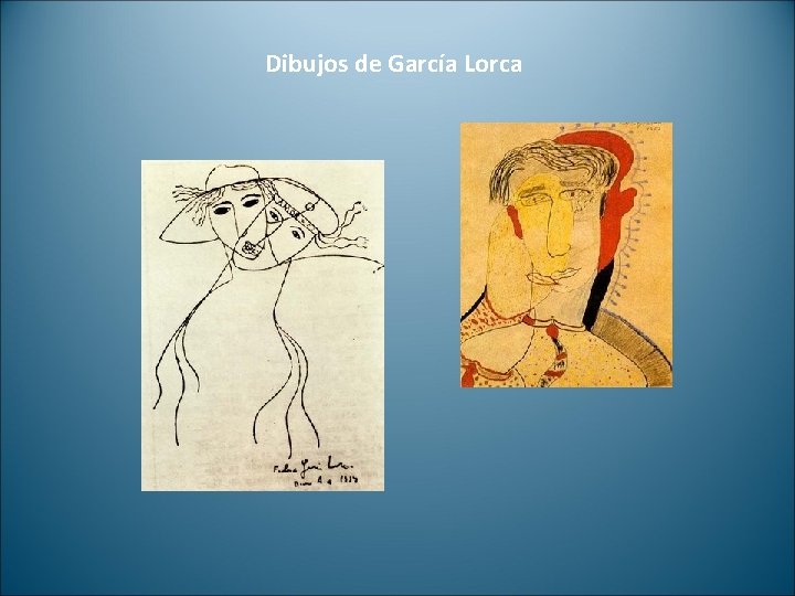 Dibujos de García Lorca 