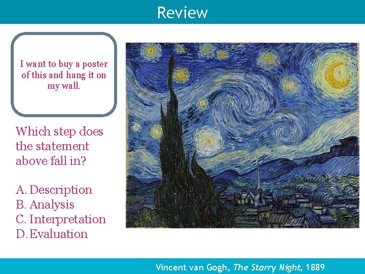 Review I want to buy a poster of this and hang it on my