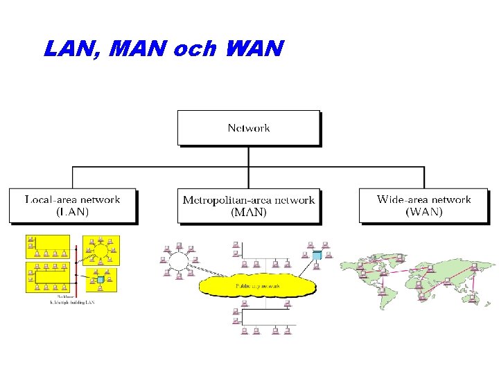 LAN, MAN och WAN 