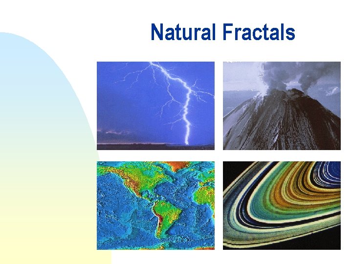 Natural Fractals Natural Fractals