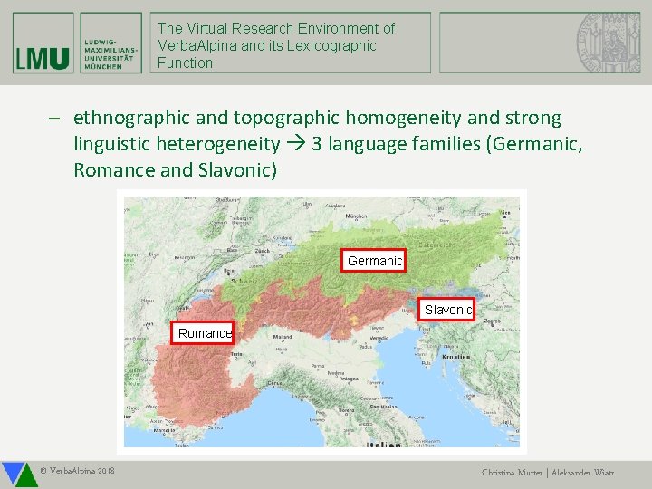 The Virtual Research Environment of Verba. Alpina and its Lexicographic Function - ethnographic and