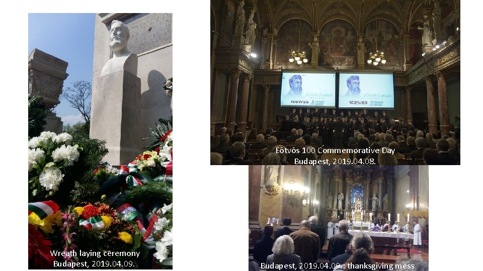 Eötvös 100 Commemorative Day Budapest, 2019. 04. 08. Wreath laying ceremony Budapest, 2019. 04.