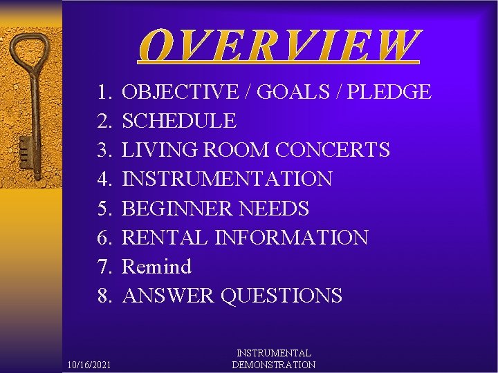 1. 2. 3. 4. 5. 6. 7. 8. 10/16/2021 OBJECTIVE / GOALS / PLEDGE