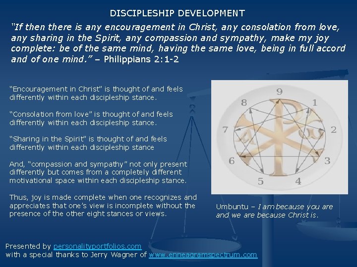 DISCIPLESHIP DEVELOPMENT “If then there is any encouragement in Christ, any consolation from love,