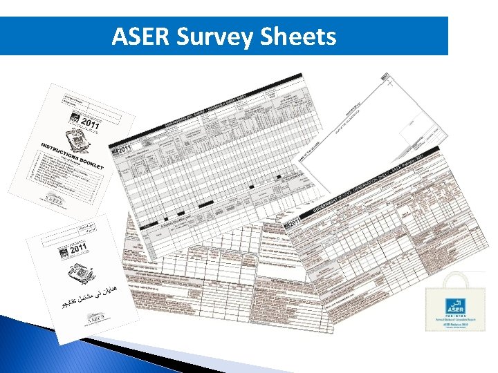 ASER Survey Sheets 