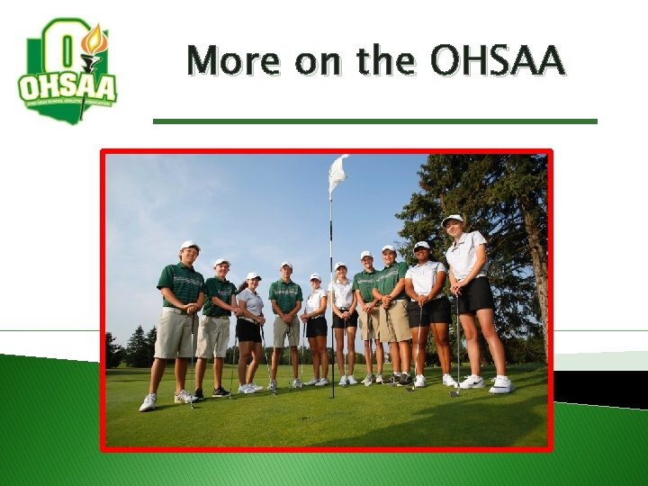 More on the OHSAA 