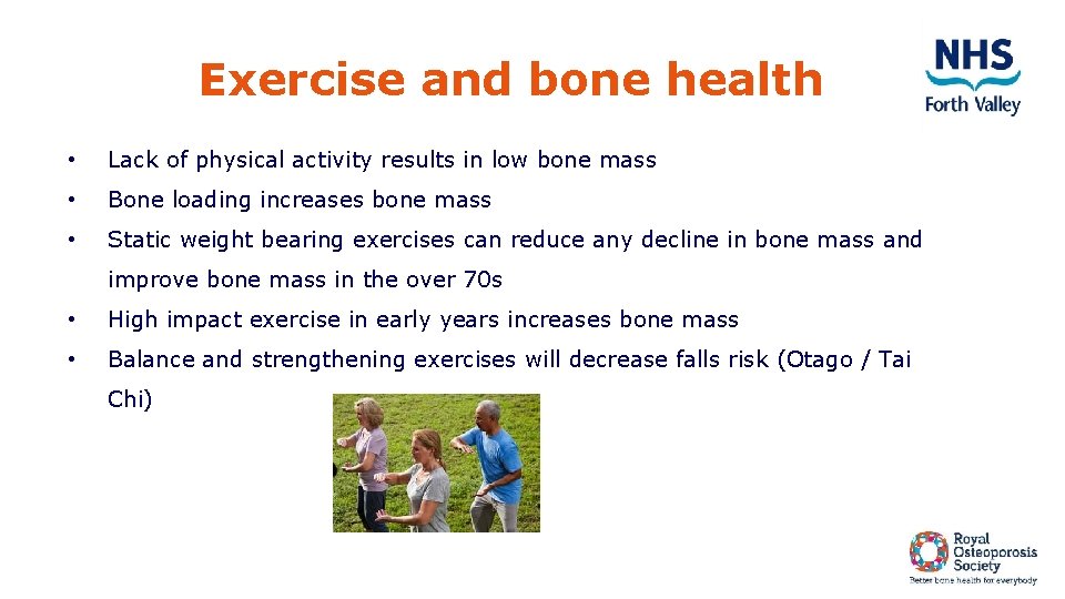 Managing Your Bone Health Kirstie Stenhouse Fracture Liaison