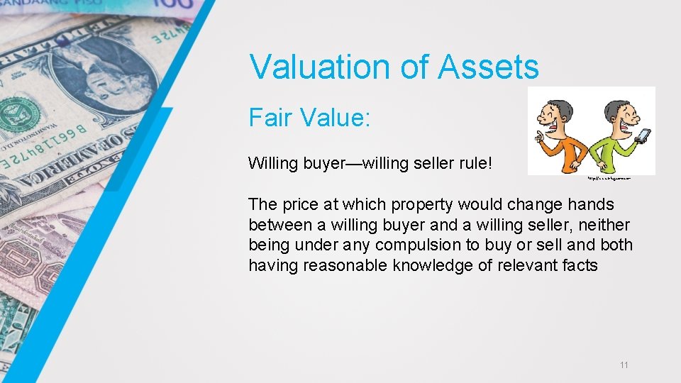 Valuation of Assets Fair Value: Willing buyer—willing seller rule! http: //www. teluguone. com The