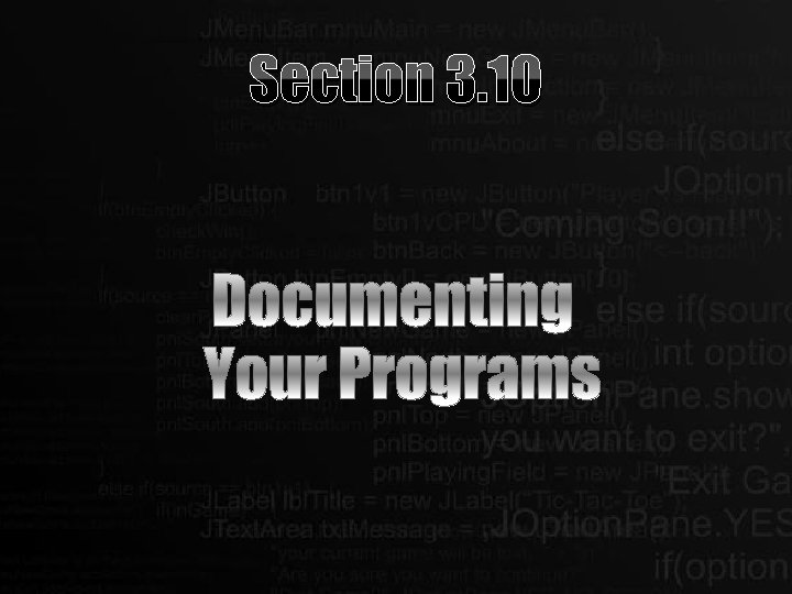 Section 3. 10 Section 3. 10