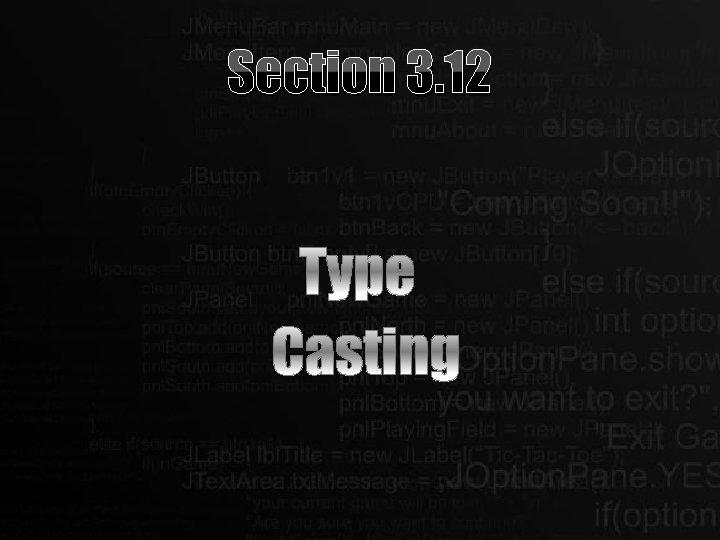 Section 3. 12 Section 3. 12