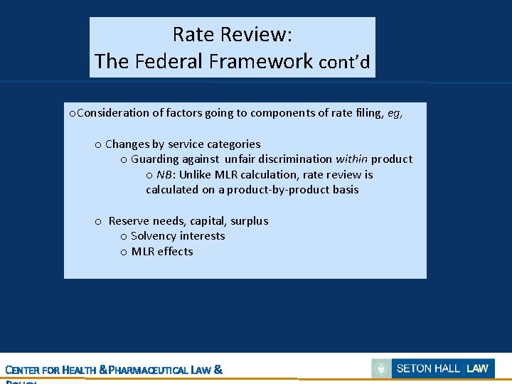Health Insurance Rate Review Federal Rules New Jersey