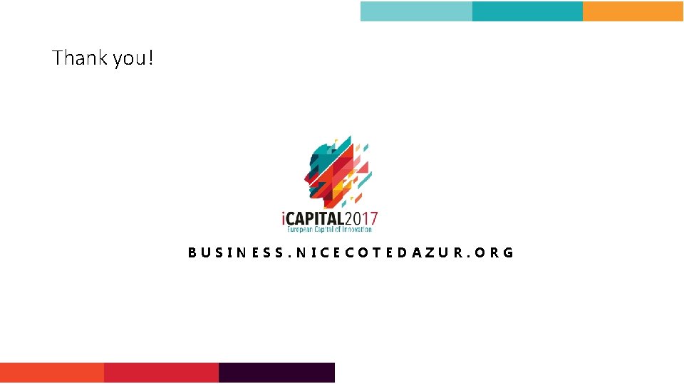 Thank you! BUSINESS. NICECOTEDAZUR. ORG 