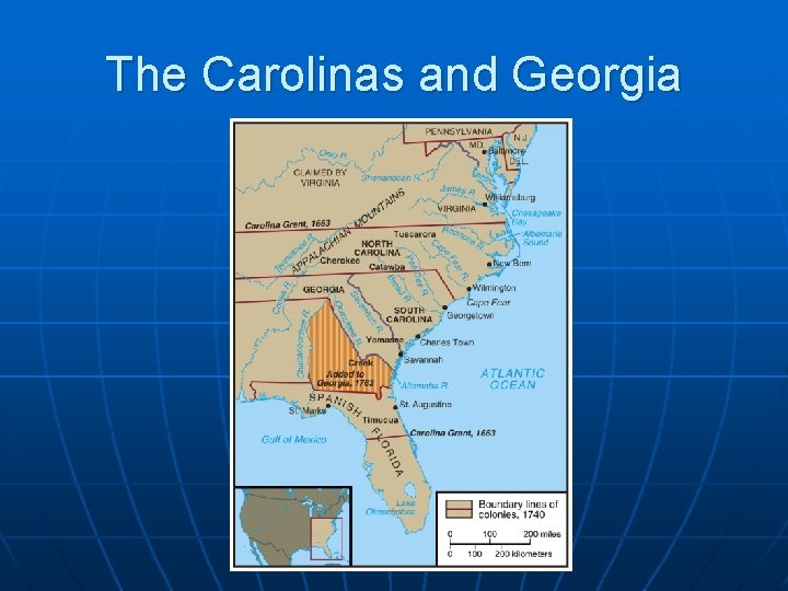 The Carolinas and Georgia 