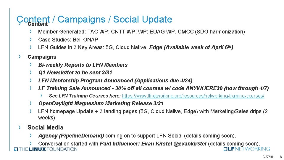 Content › Content / Campaigns / Social Update › › Campaigns › Bi-weekly Reports