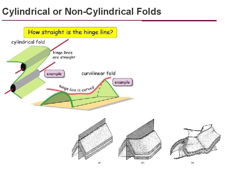 Cylindrical or Non-Cylindrical Folds 