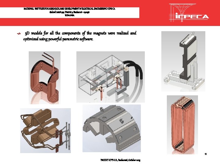 NATIONAL INSTITUTE FOR RESEARCH AND DEVELOPMENT IN ELECTRICAL ENGINEERING ICPE-CA Splaiul Unirii 313, District