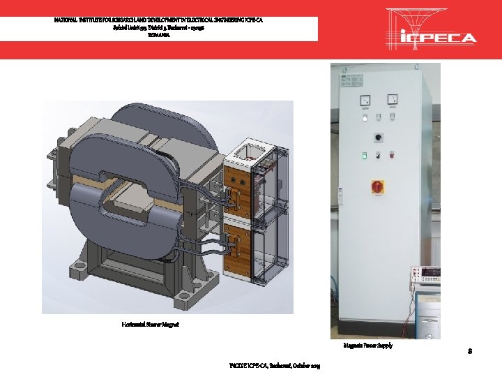 NATIONAL INSTITUTE FOR RESEARCH AND DEVELOPMENT IN ELECTRICAL ENGINEERING ICPE-CA Splaiul Unirii 313, District