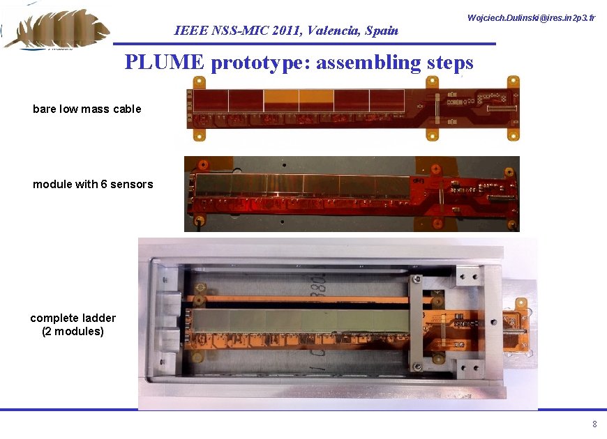 IEEE NSS-MIC 2011, Valencia, Spain Wojciech. Dulinski@ires. in 2 p 3. fr PLUME prototype: