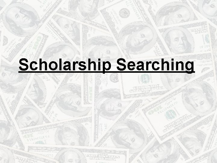 Scholarship Searching 