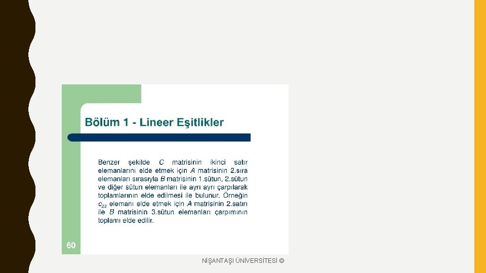 NİŞANTAŞI ÜNİVERSİTESİ © 