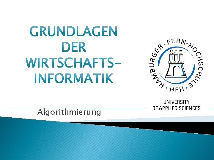 Algorithmierung 