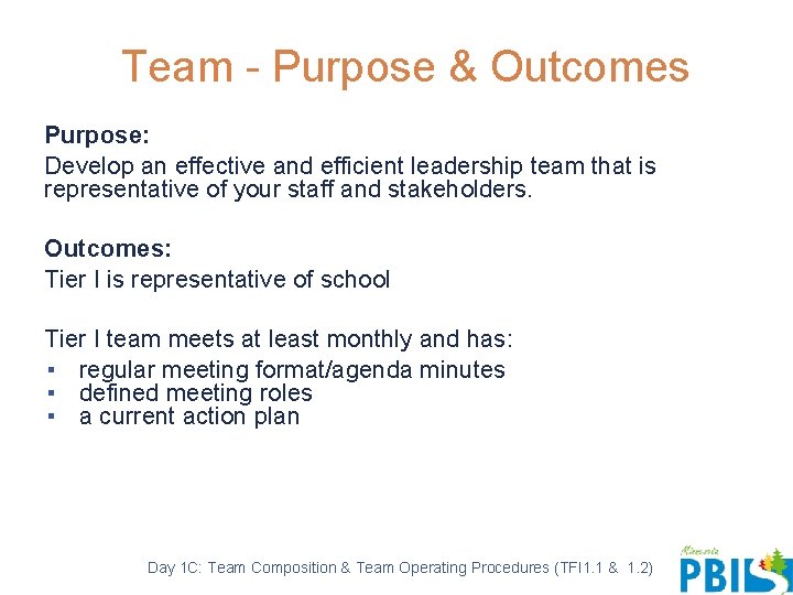 Tier 1 Virtual Training Day 1 Team Composition