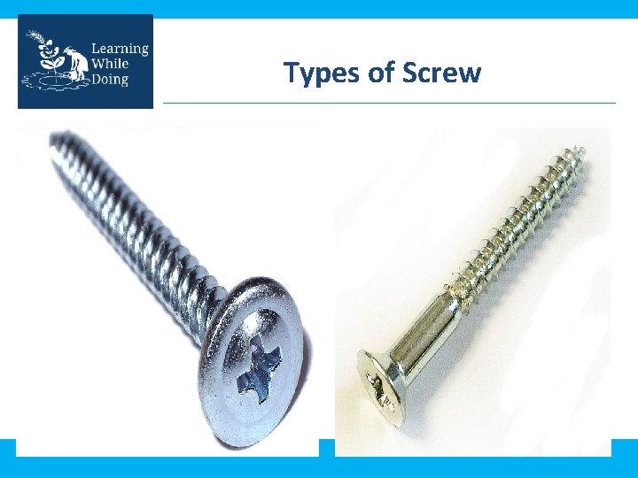 Types of Screw 