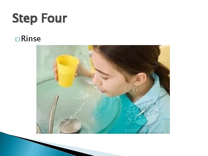 Step 4 Rinse Personal Hygiene 2 nd grade Health Class By