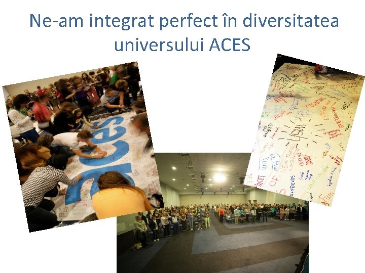 Ne-am integrat perfect în diversitatea universului ACES 