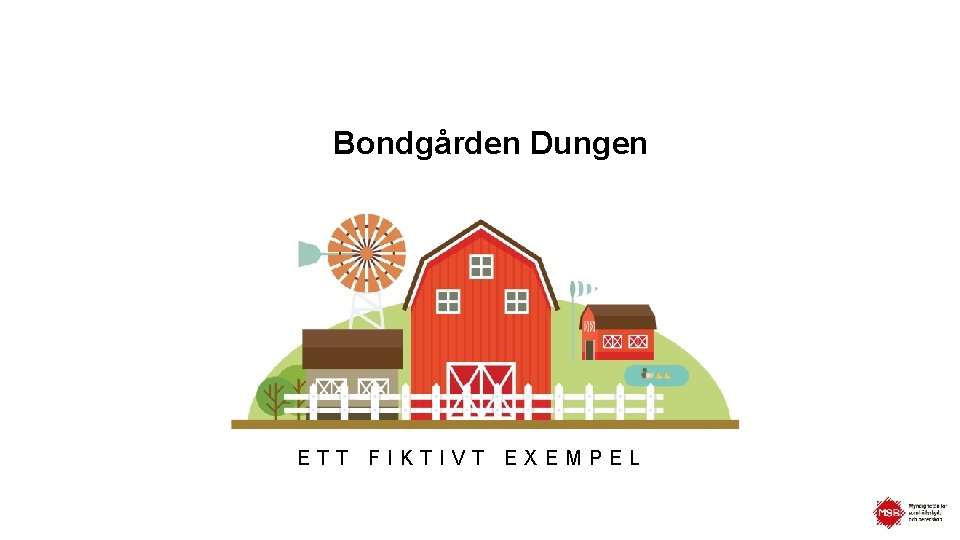 Bondgården Dungen ETT FIKTIVT EXEMPEL 