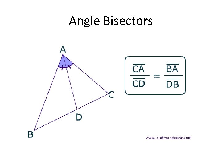 Angle Bisectors 