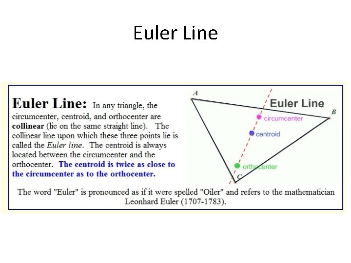 Euler Line 