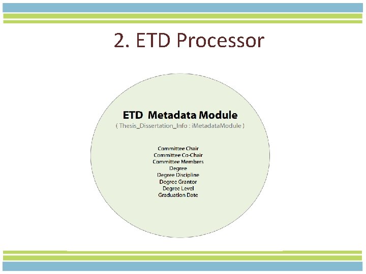 2. ETD Processor 