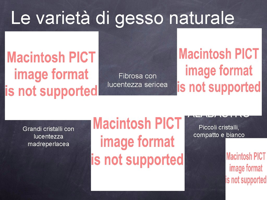 Le varietà di gesso naturale Fibrosa con lucentezza sericea SERICOLITE SELENITE ALABASTRO Grandi cristalli