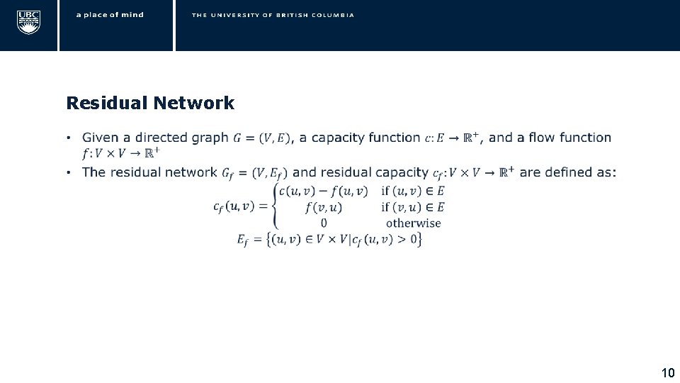 Residual Network • 10 
