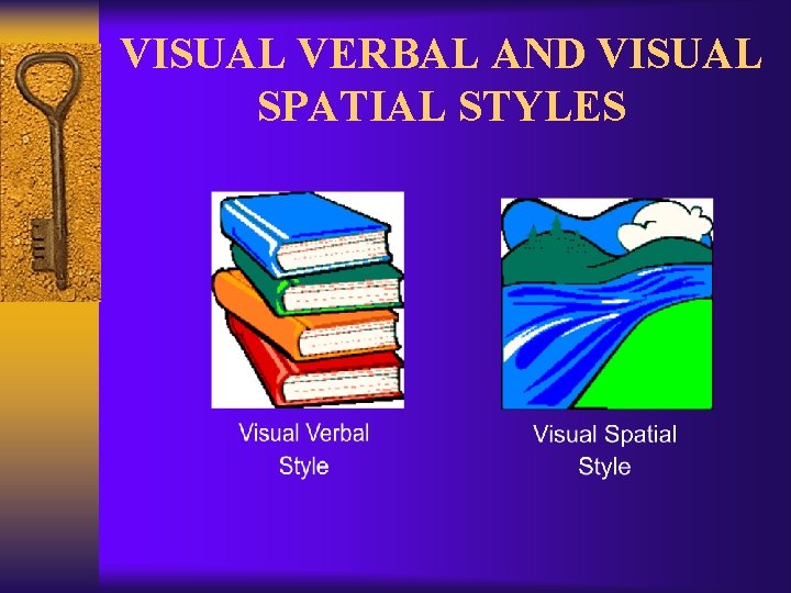 VISUAL VERBAL AND VISUAL SPATIAL STYLES 