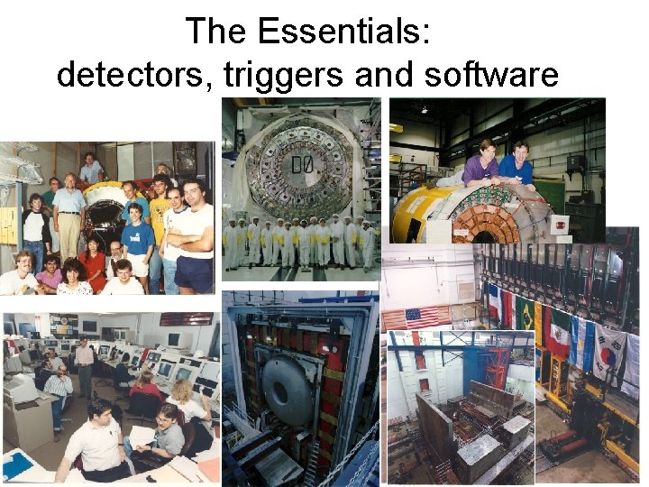 The Essentials: detectors, triggers and software 