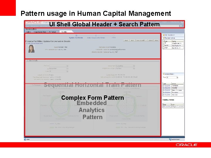 Pattern usage in Human Capital Management UI Shell Global Header + Search Pattern Sequential