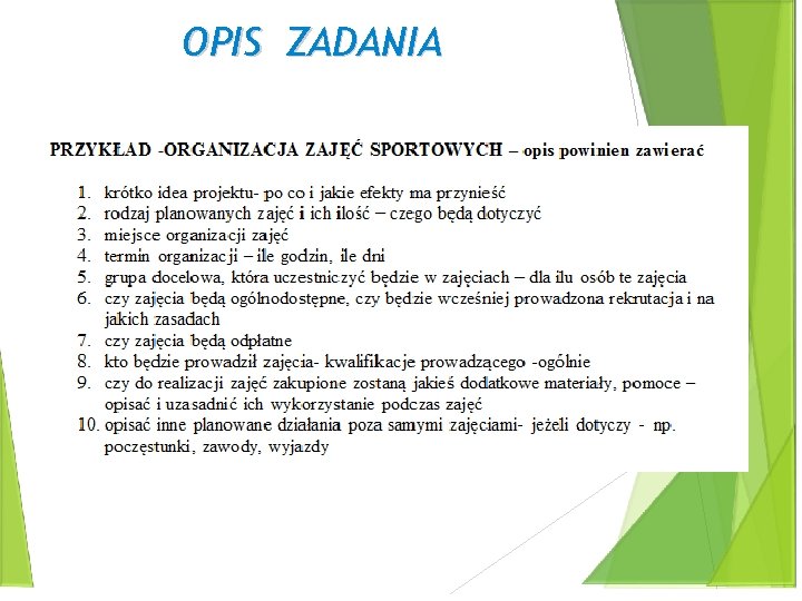 OPIS ZADANIA 