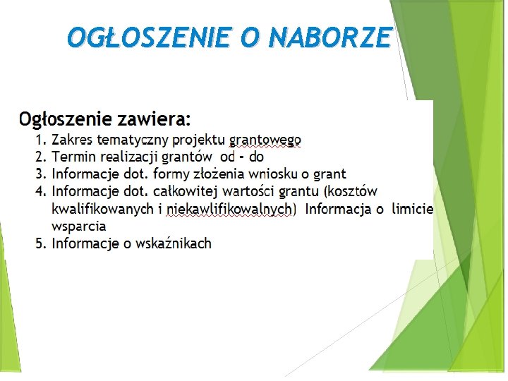 OGŁOSZENIE O NABORZE 