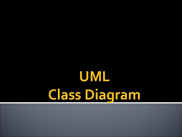 UML Class Diagram 