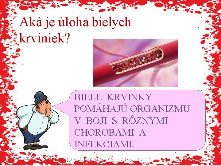 Aká je úloha bielych krviniek? BIELE KRVINKY POMÁHAJÚ ORGANIZMU V BOJI S RÔZNYMI CHOROBAMI