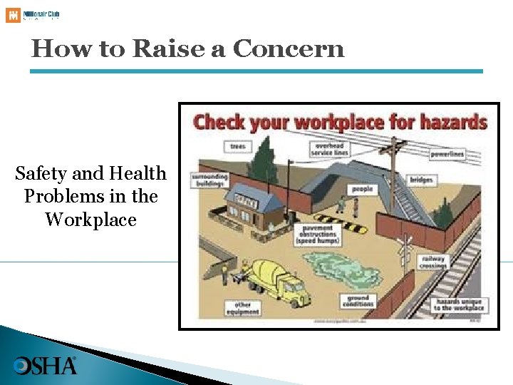 How to Raise a Concern Safety and Health Problems in the Workplace 