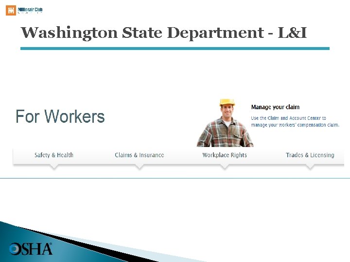 Washington State Department - L&I 