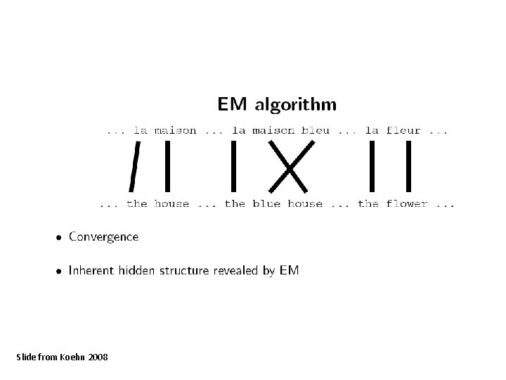 Slide from Koehn 2008 